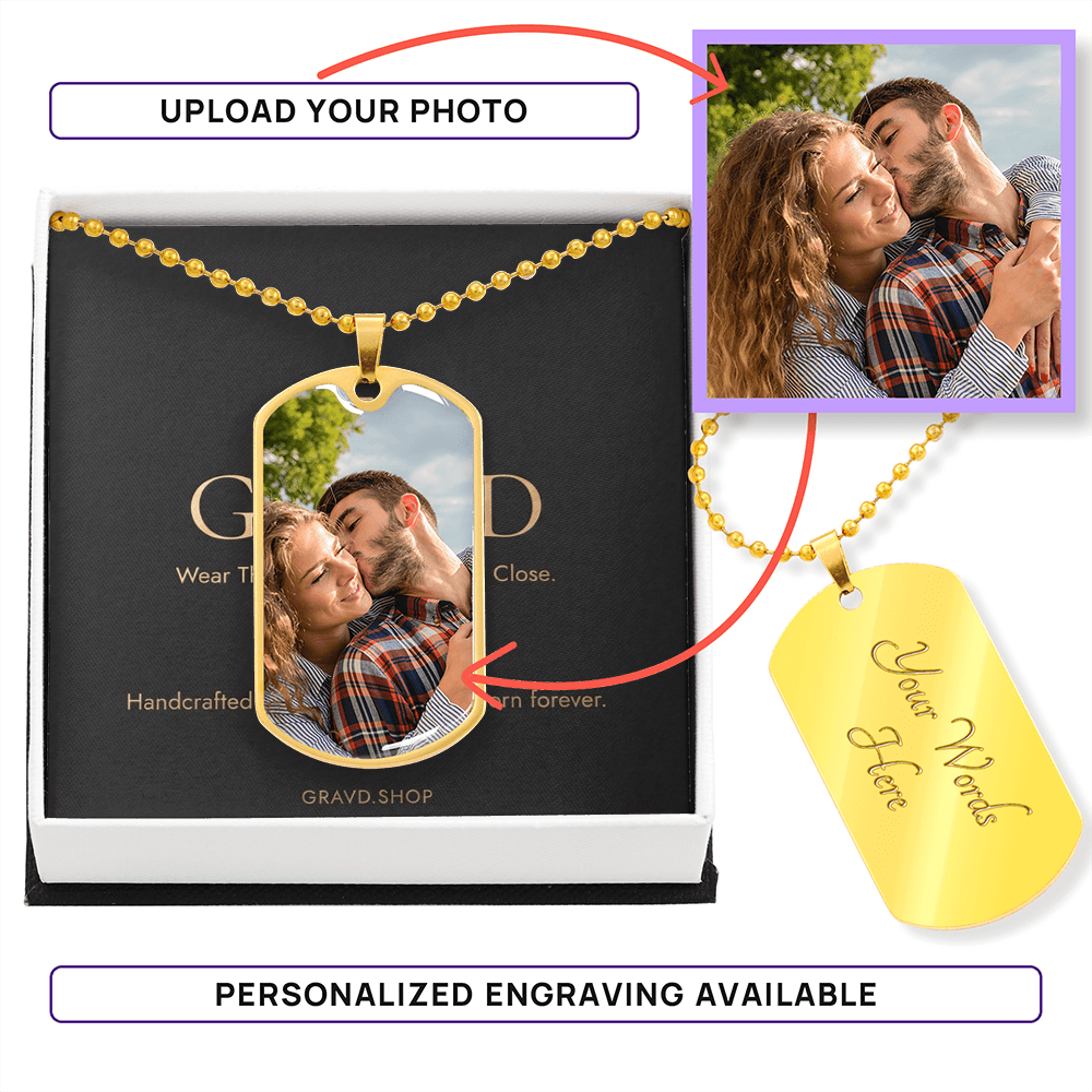 The Personalized Photo Dog Tag