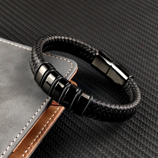 The Personalized Leather Bracelet