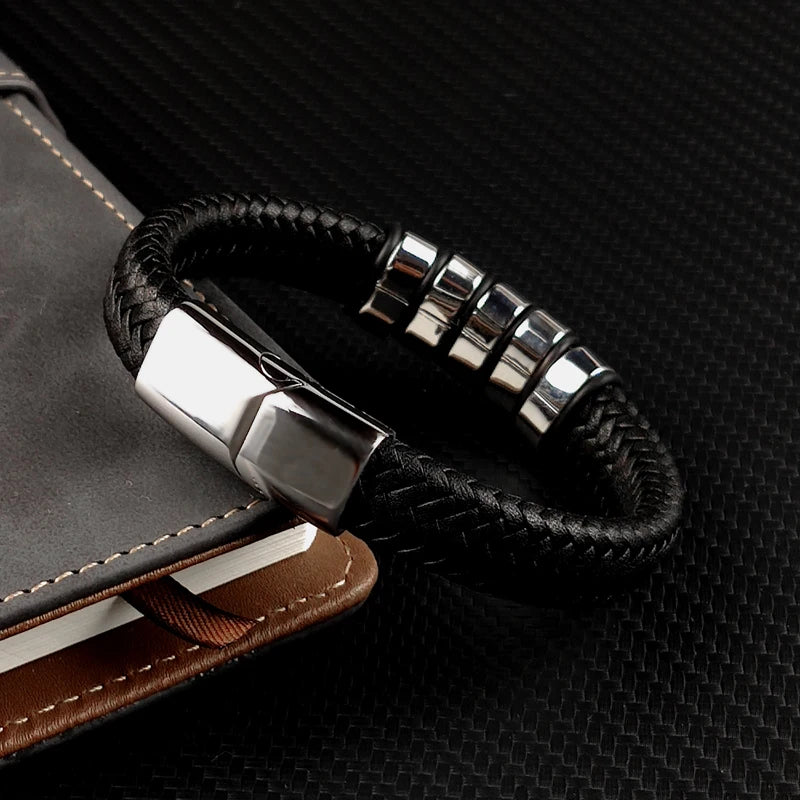 The Personalized Leather Bracelet