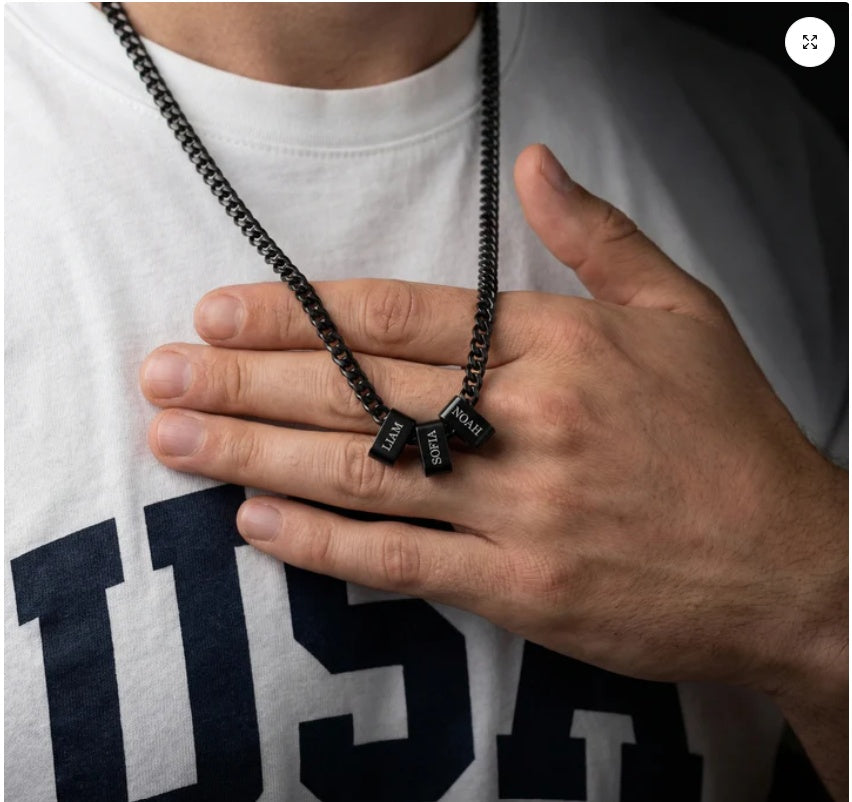 The Men's Custom Name Necklace
