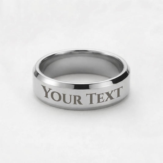 Custome Engraved Men's Ring - Engraved MC