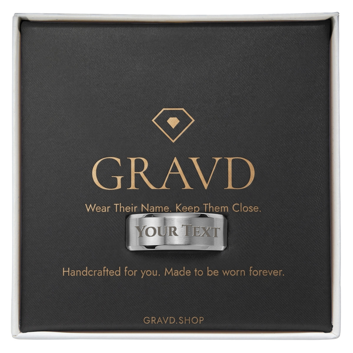 Custome Engraved Men's Ring - Engraved MC