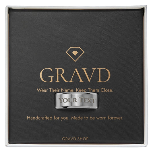 Custome Engraved Men's Ring - Engraved MC