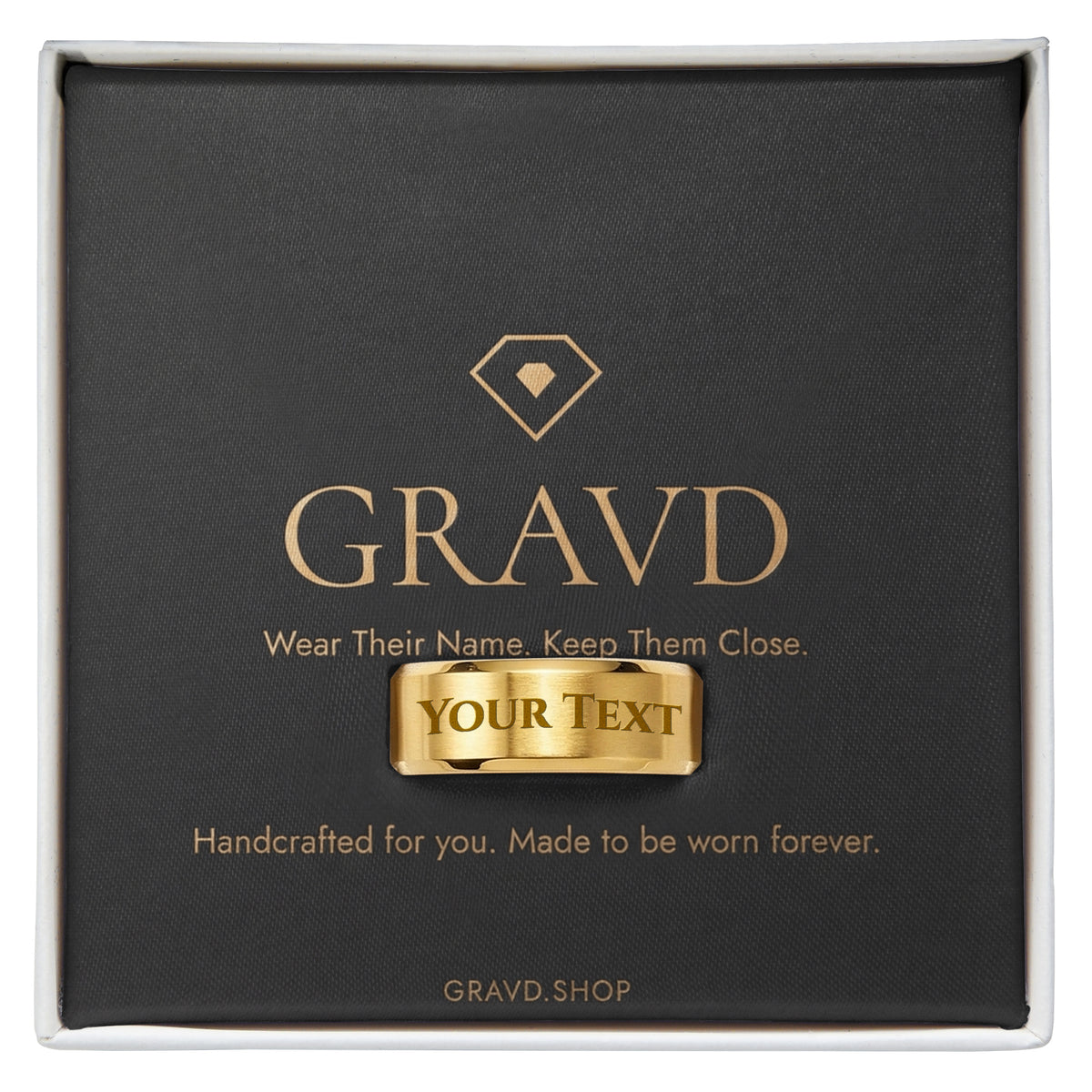 Custome Engraved Men's Ring - Engraved MC