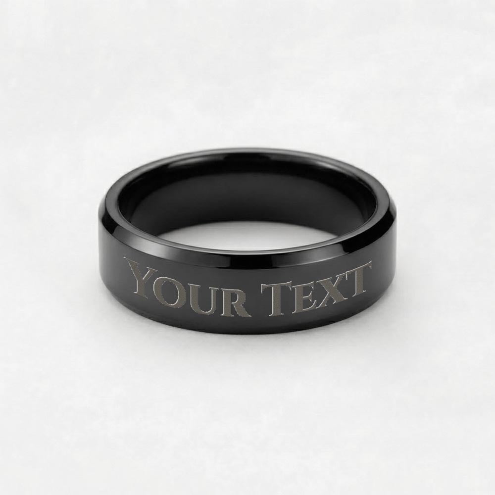 Custome Engraved Men's Ring - Engraved MC