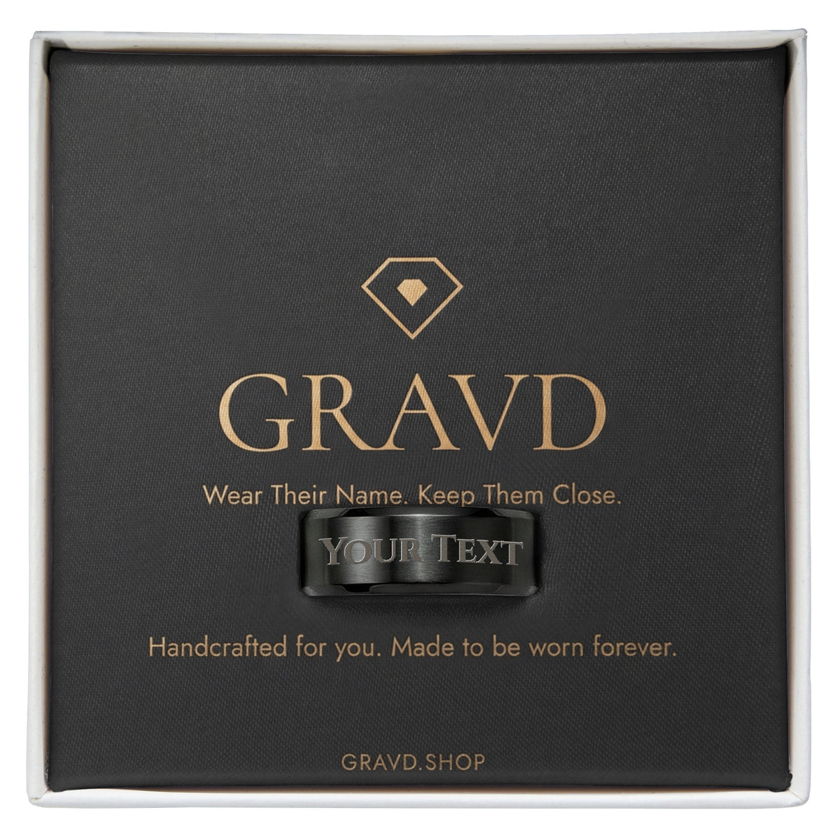 Custome Engraved Men's Ring - Engraved MC