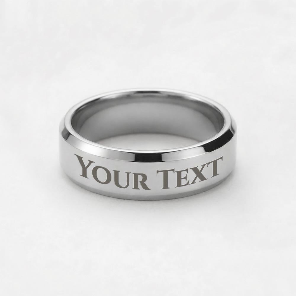 Custome Engraved Men's Ring - Engraved MC