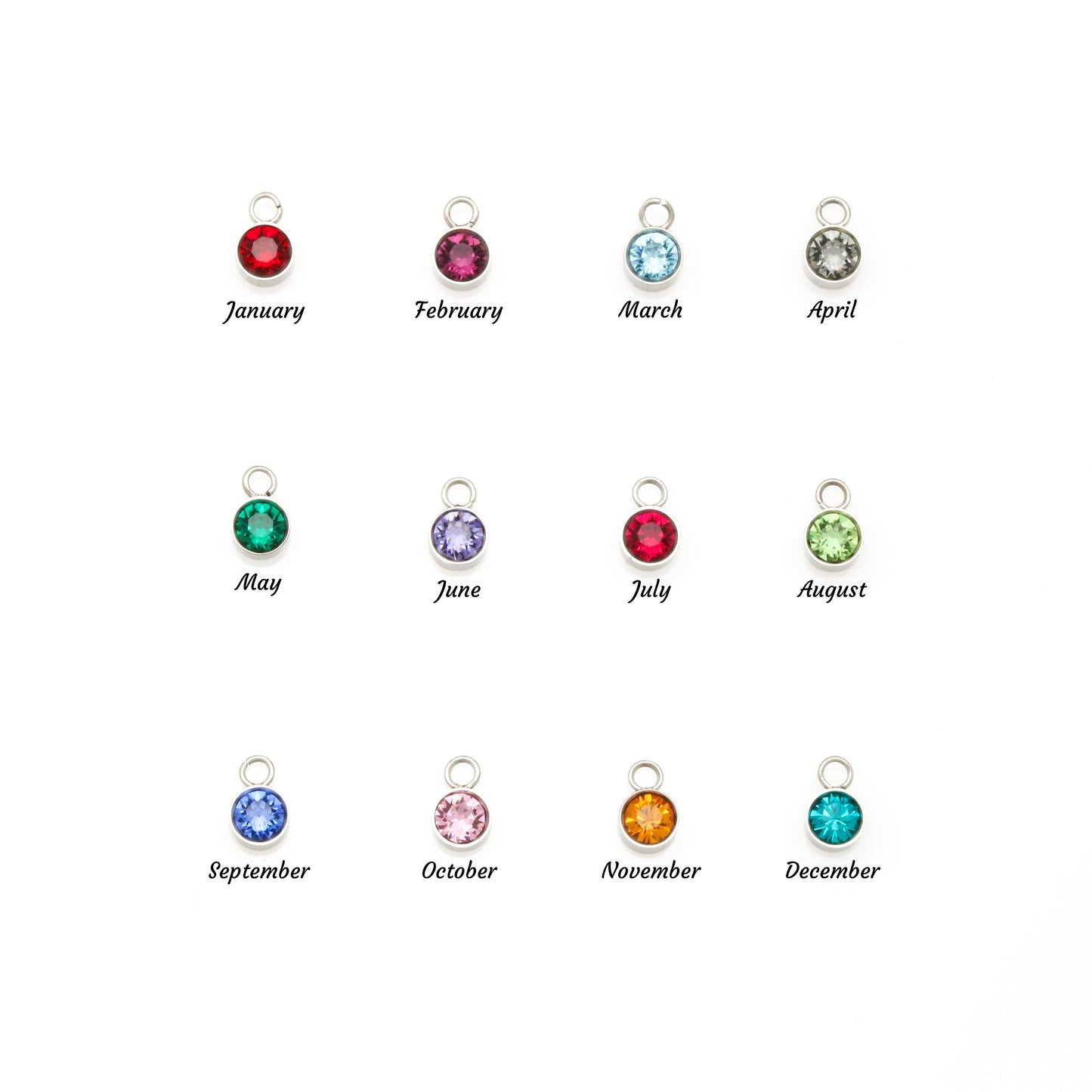 The Custom Birthstone Name Necklace