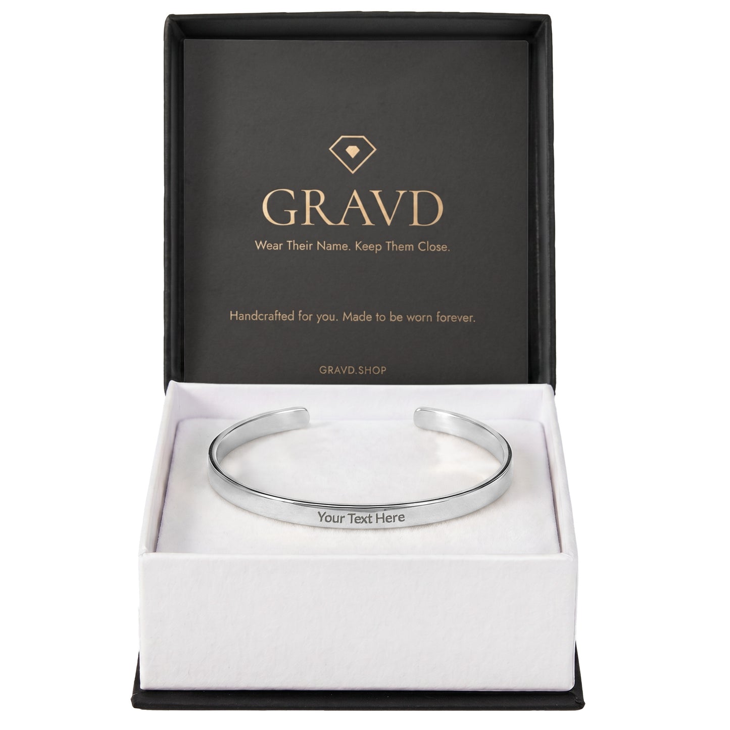 Custom Engraved Cuff Bracelet