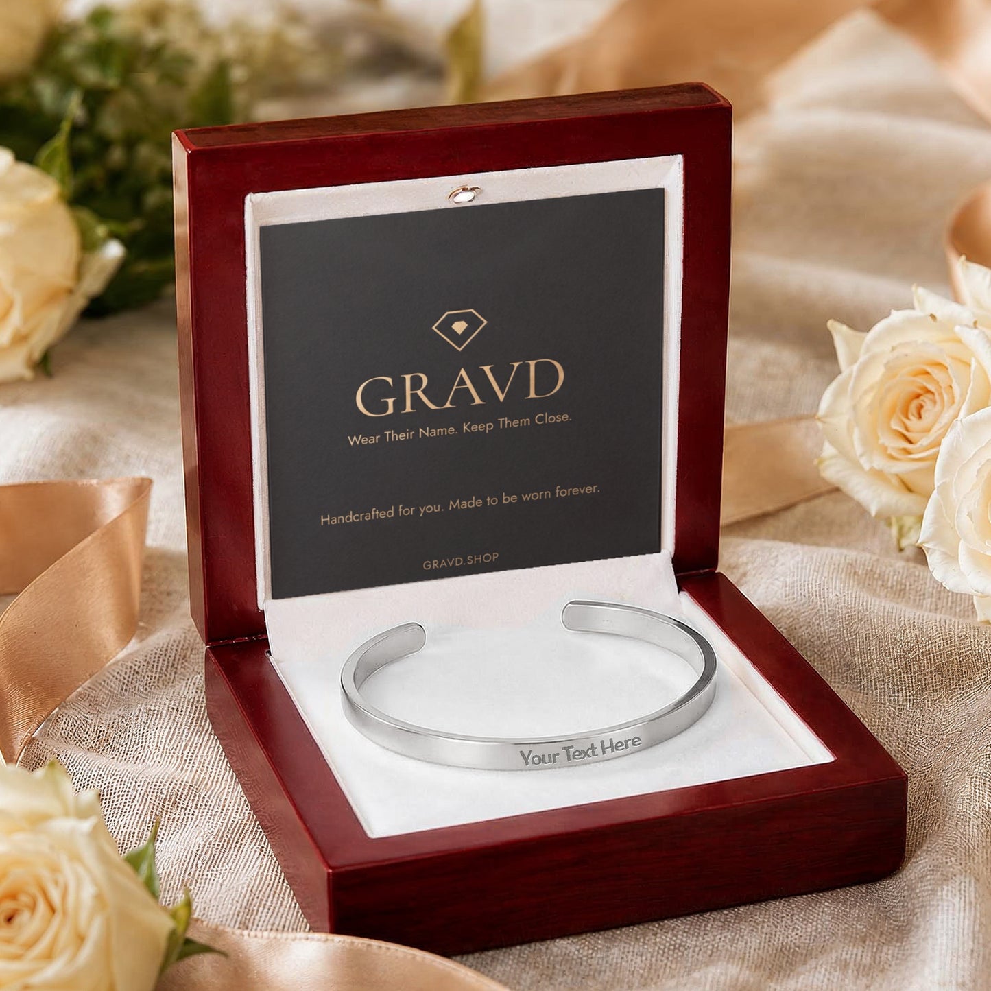 Custom Engraved Cuff Bracelet