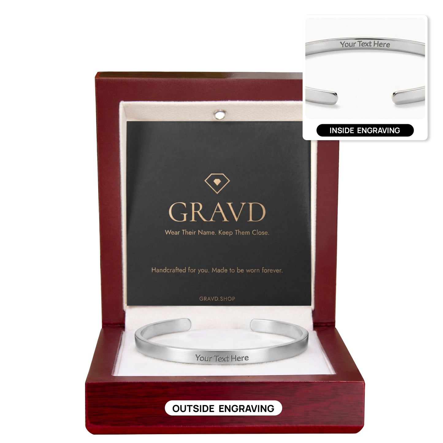 Custom Engraved Cuff Bracelet