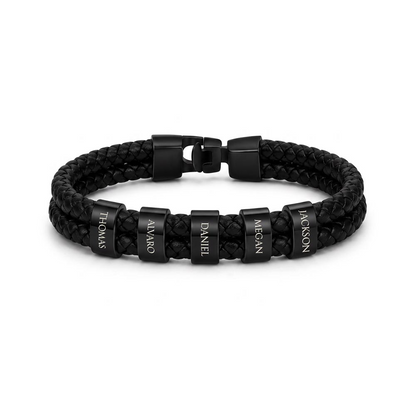 Custom Engraved Men's Name Bracelet