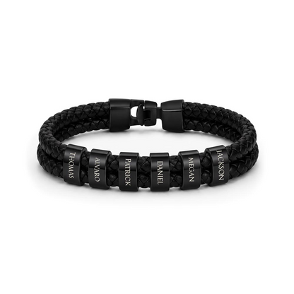 Custom Engraved Men's Name Bracelet