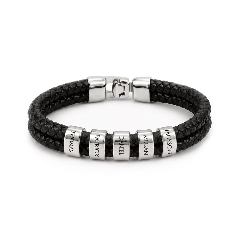 Custom Engraved Men's Name Bracelet