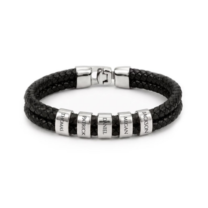Custom Engraved Men's Name Bracelet
