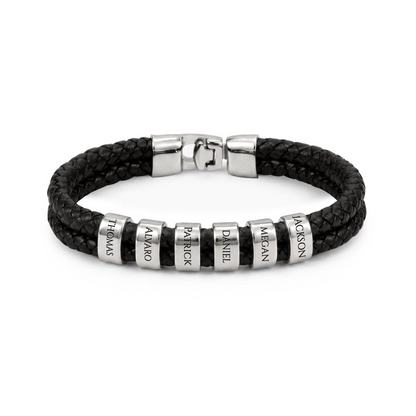 Custom Engraved Men's Name Bracelet