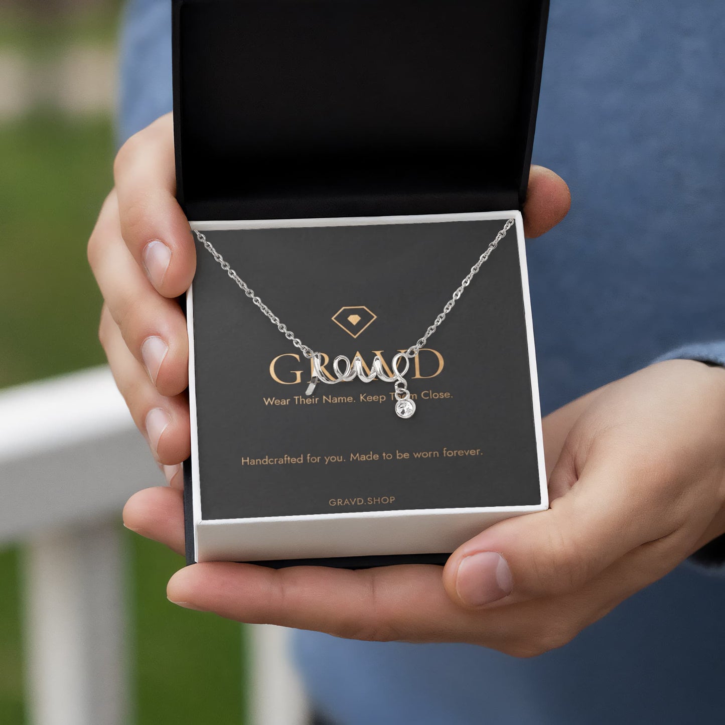 Scripted Love Necklace