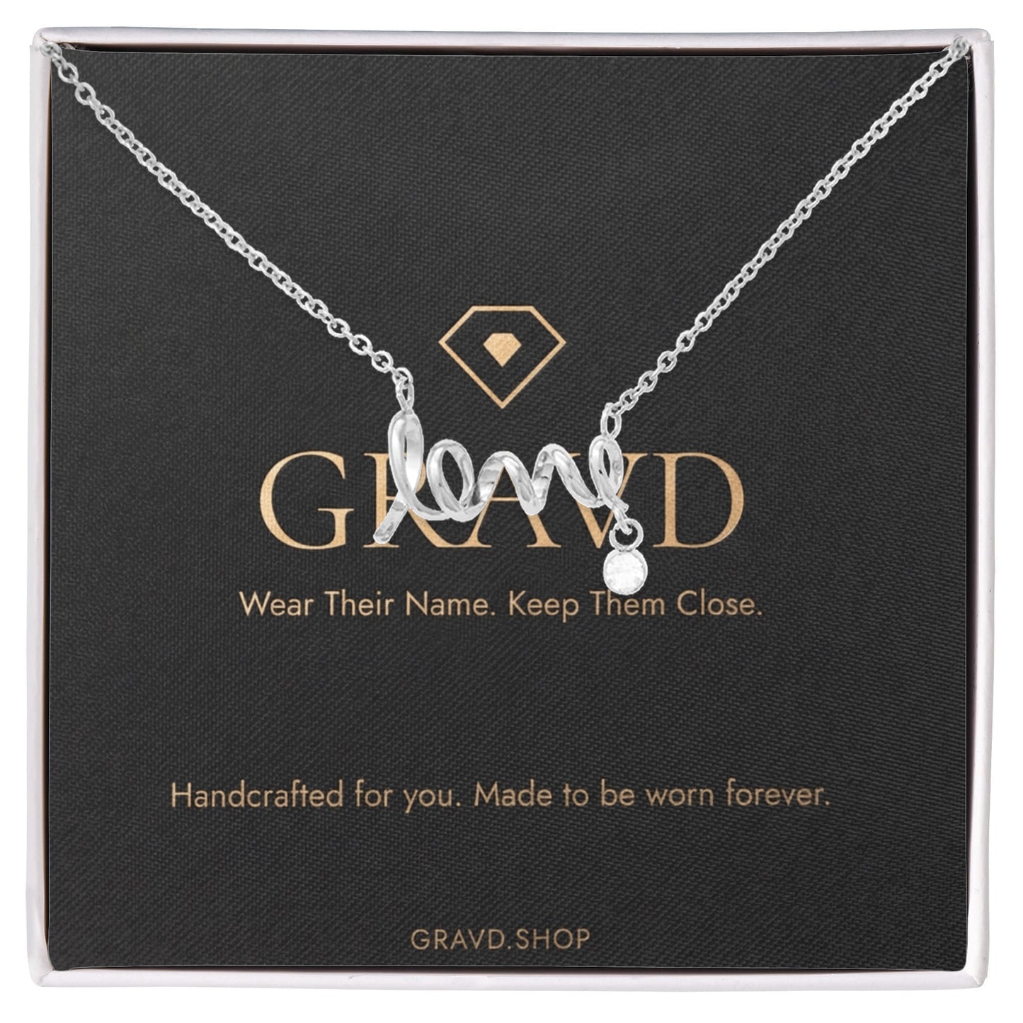 Scripted Love Necklace