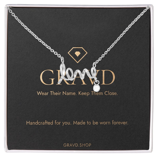 Scripted Love Necklace