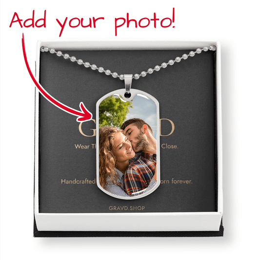 The Personalized Photo Dog Tag