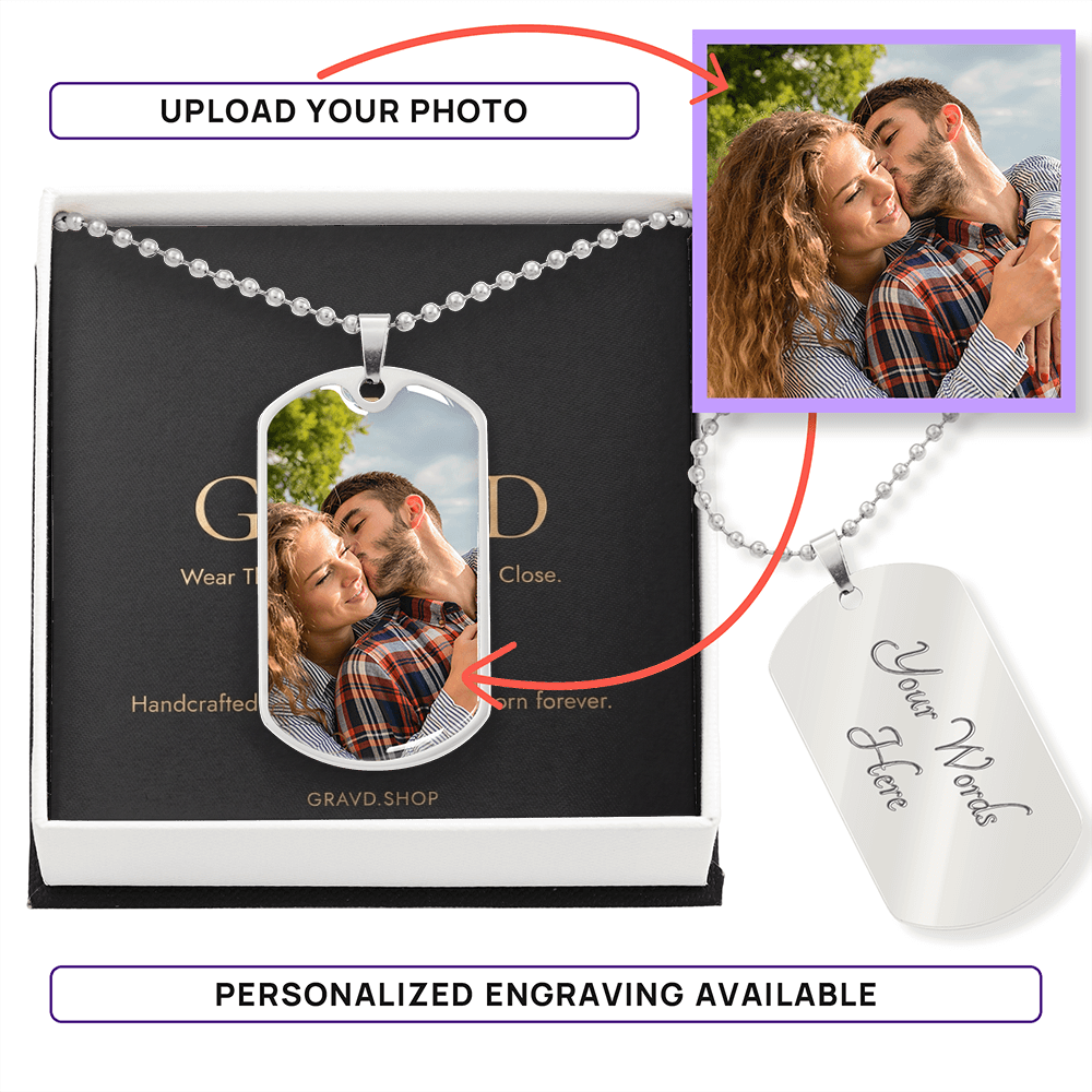 The Personalized Photo Dog Tag