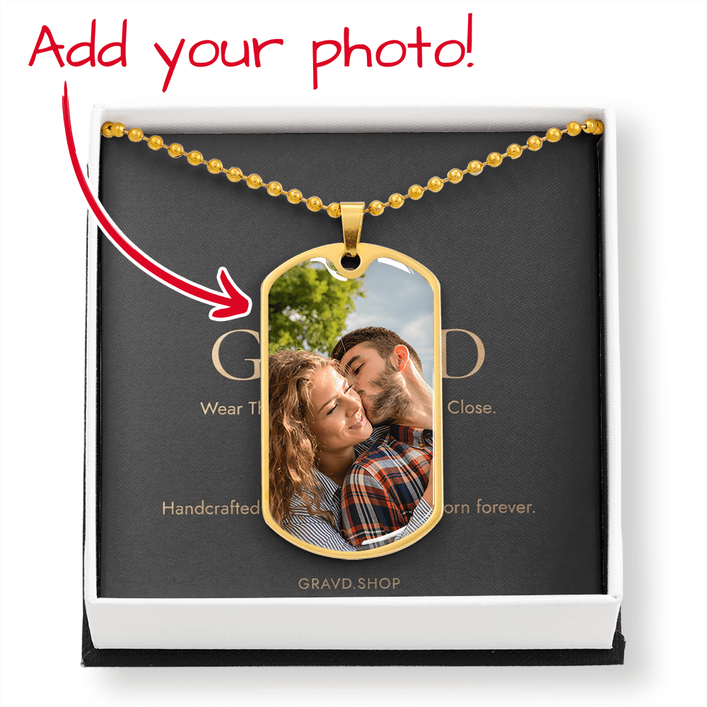 The Personalized Photo Dog Tag